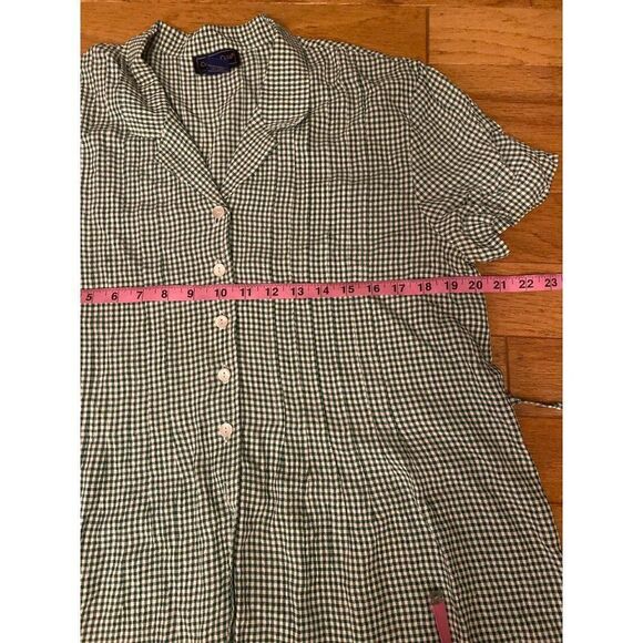 Charter Club, women's collared, half button, back tie casual dress size 10 - Picture 5 of 8